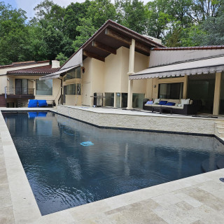 Complete Renovation of 66 feet long concrete pool in Birmingham, AL