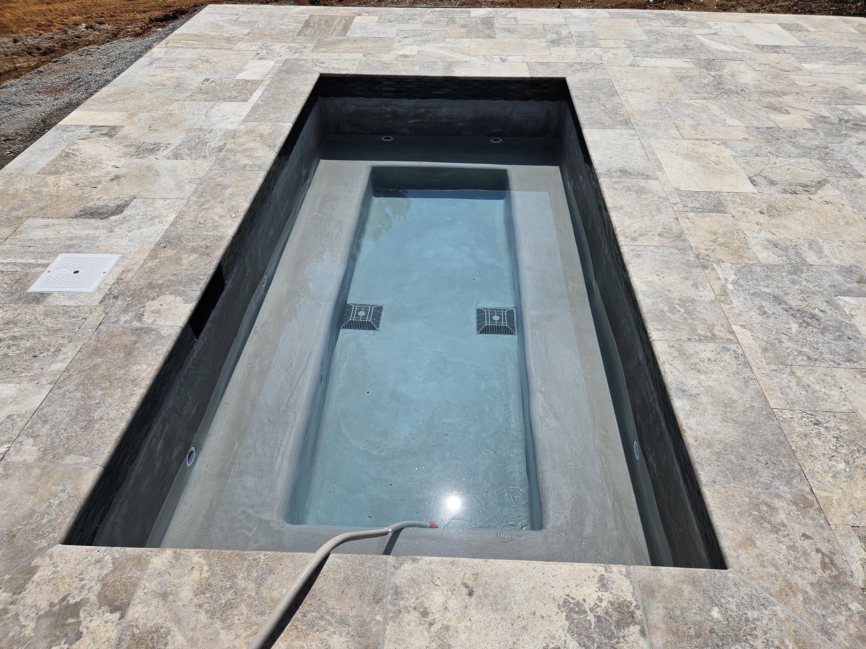 Custom Gunite Spa Construction in Calera, AL