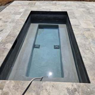 Custom Gunite Spa Construction in Calera, AL