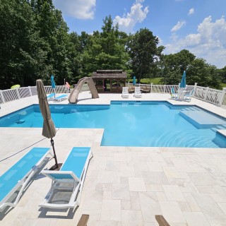 Gunite Pool Transformation - Warrior, Alabama