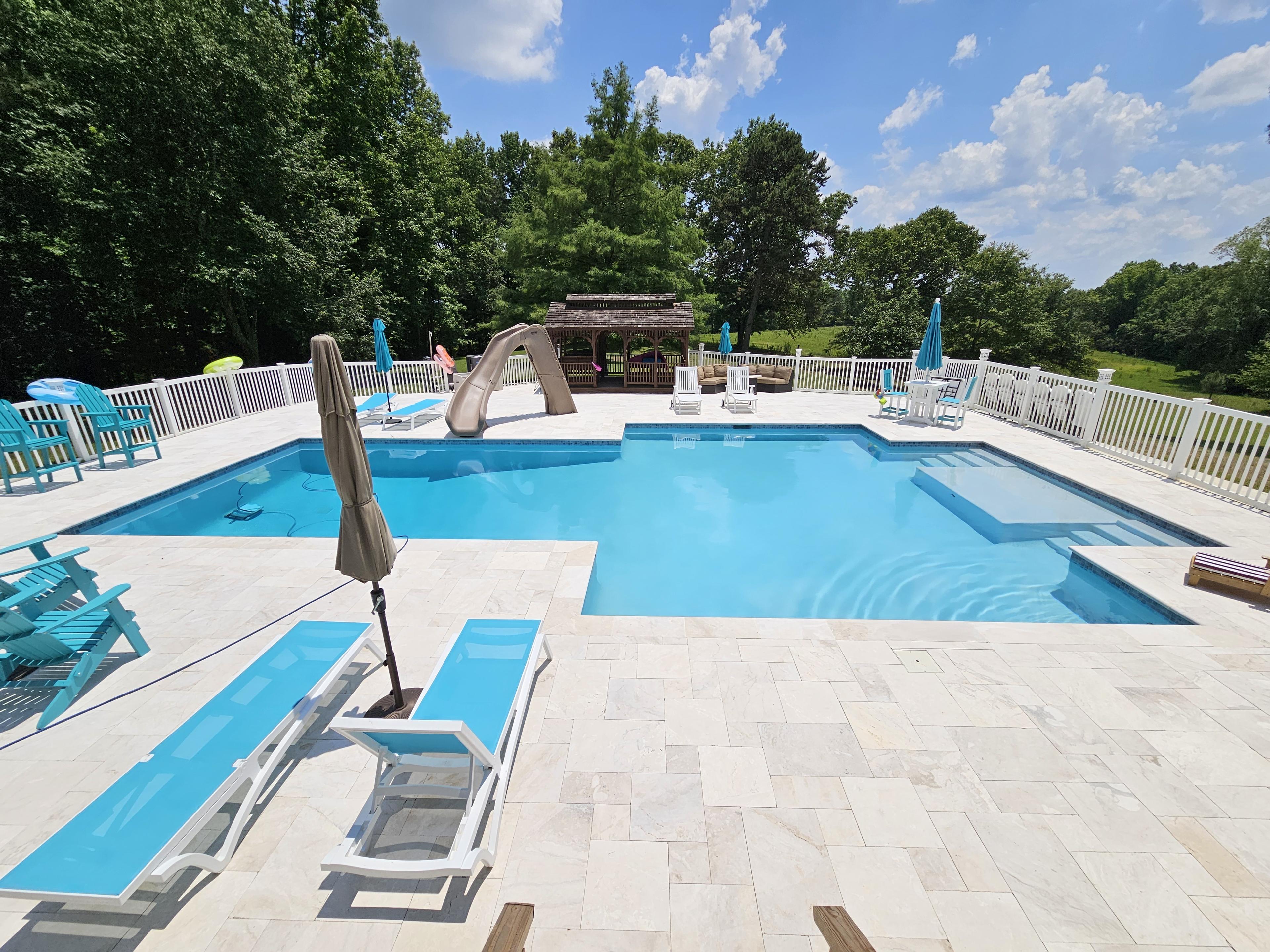 Gunite Pool Transformation - Warrior, Alabama