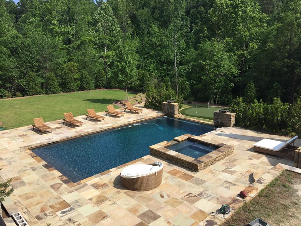 Beautiful gunite pool in Birmingham, Al