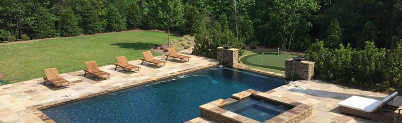 Beautiful gunite pool in Birmingham, Al